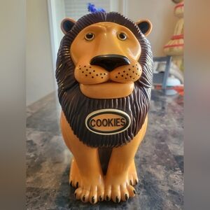 SOLDntage 1999 The Original Tiger Cookie Jar Roaring Talking Lion Working